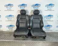Conjunto Bancos Frente Frontais Pele Perfurada Originais Mercedes Class C W203 1999 - 2007