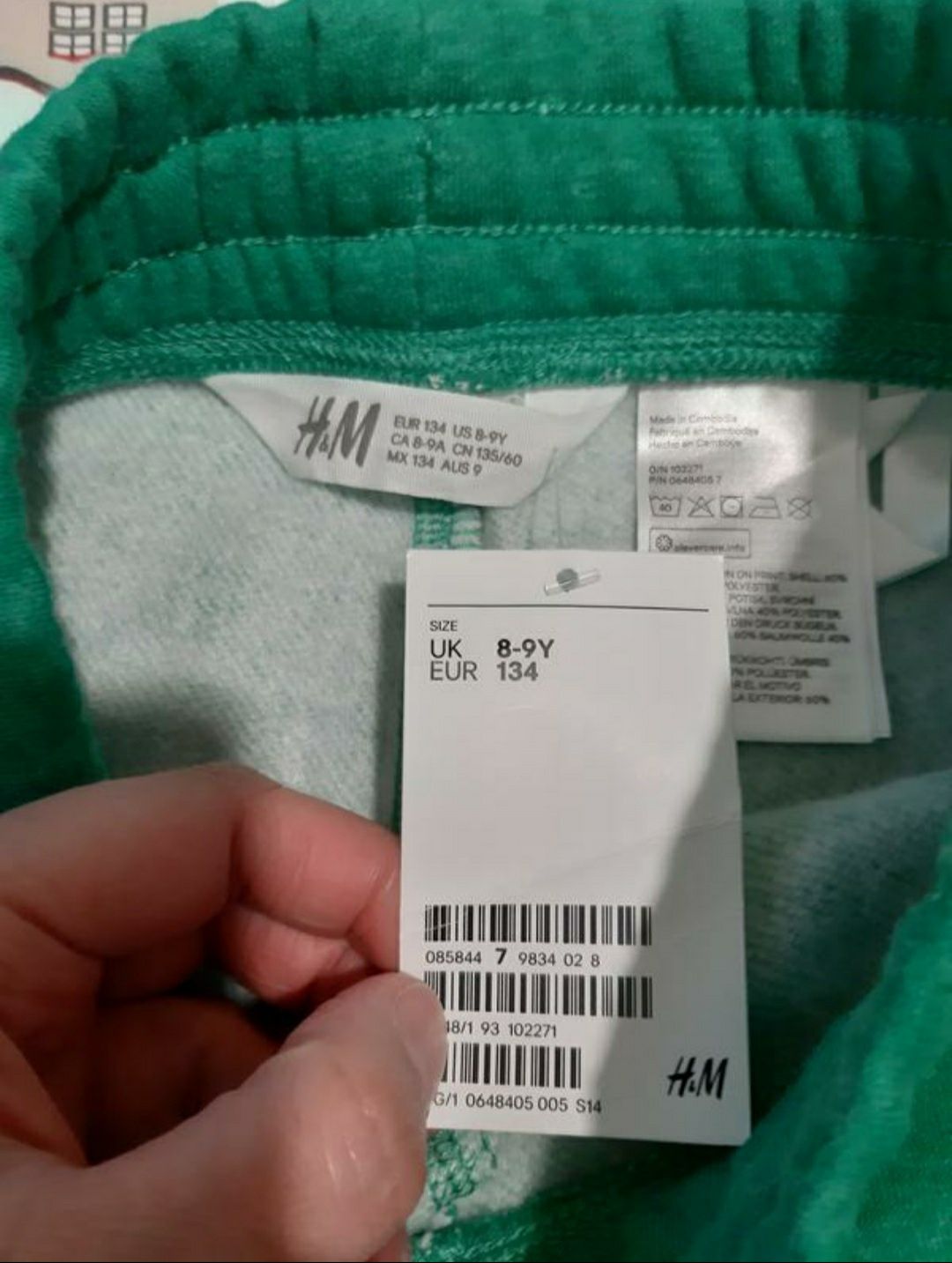 Теплые шорты для мальчика фирма H&M