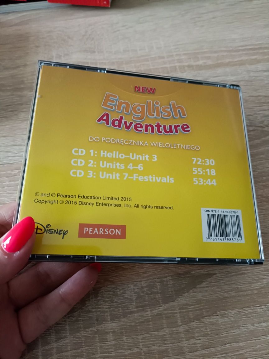 Płyty CD nagrania audio new English Adventure 1