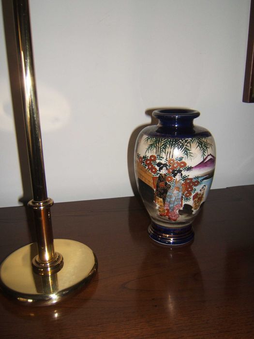 Jarra em porcelana SATSUMA da era MEIJI, período Japão 1900, antiga