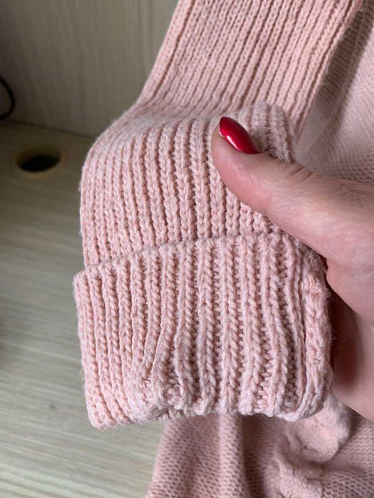 Сукня для вагітної  в'язане з гарним візерунком вживане якісне 44-46