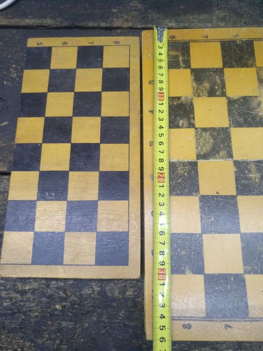 Шахматная доска с шашками и шахматам производство СССР