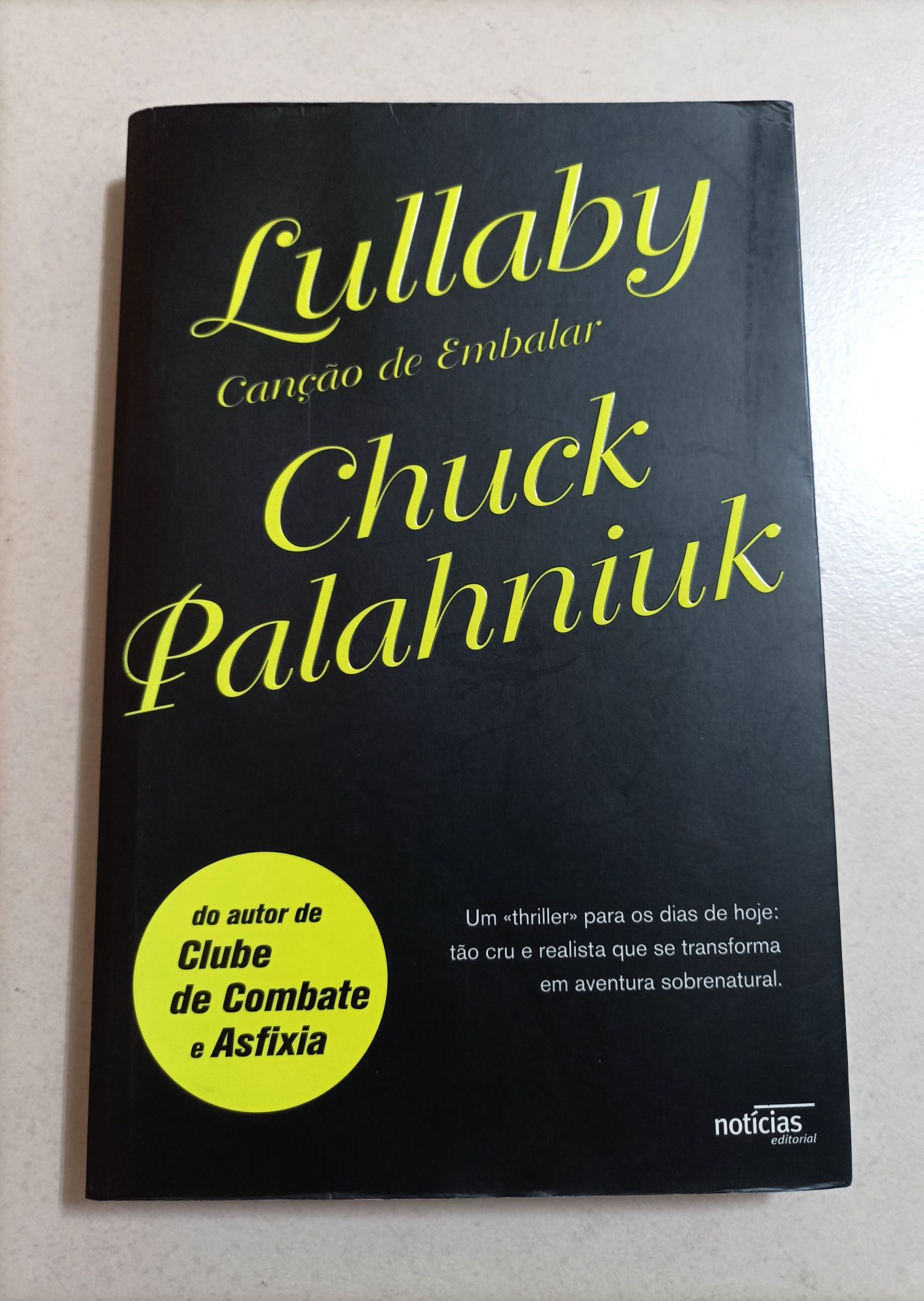 Livro: Lullaby de Chuck Palahniuk