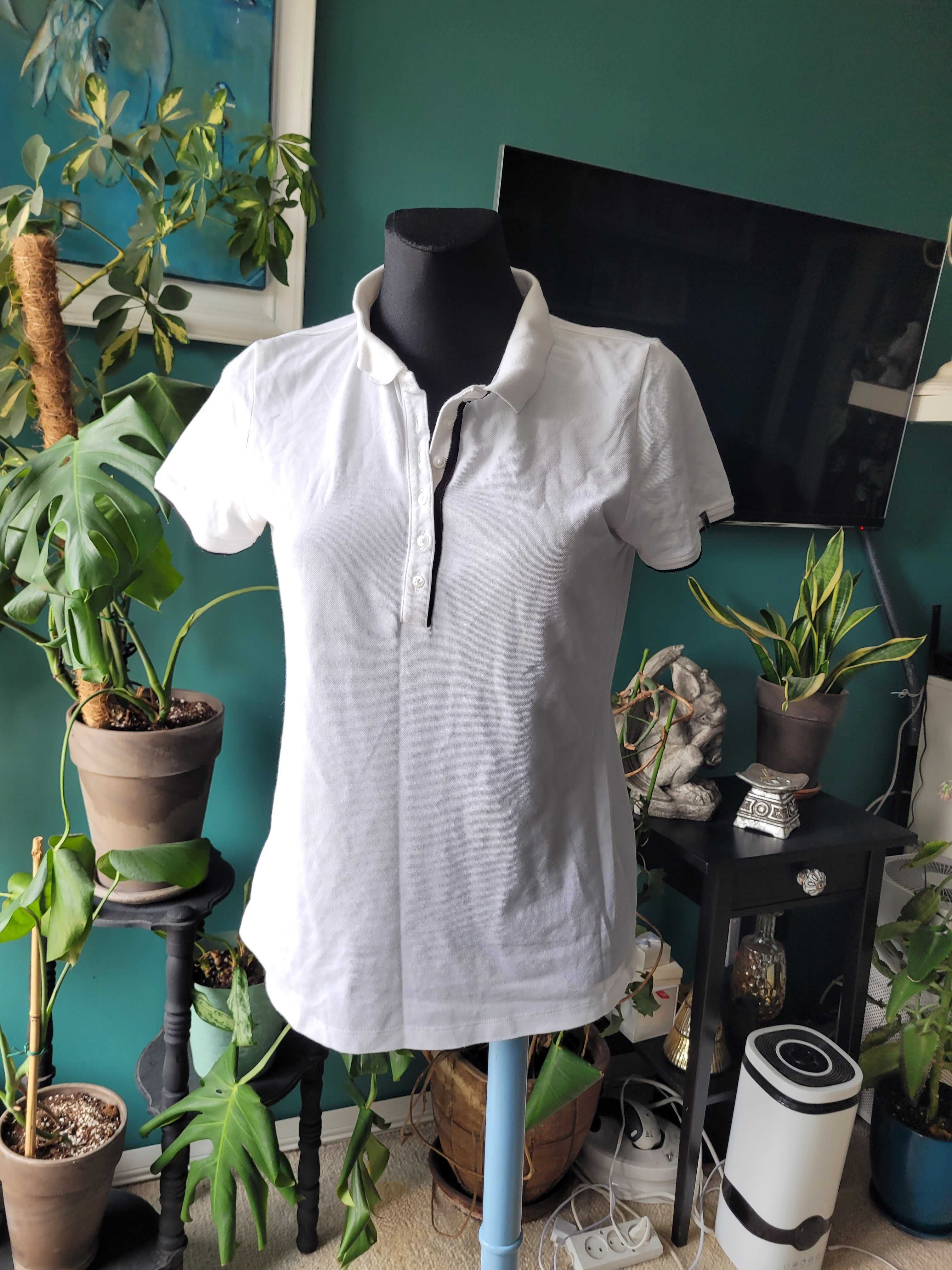 Kjus 38 bluzka koszulka polo biała
