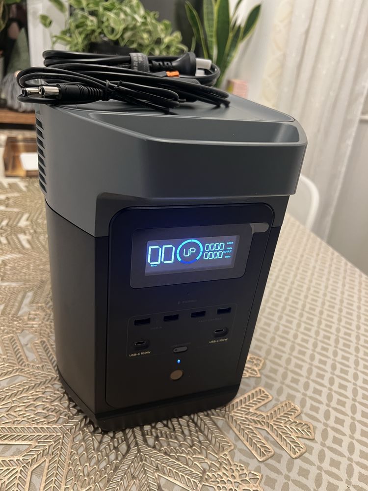 Ecoflow Delta 2 з універсальними розетками, нова