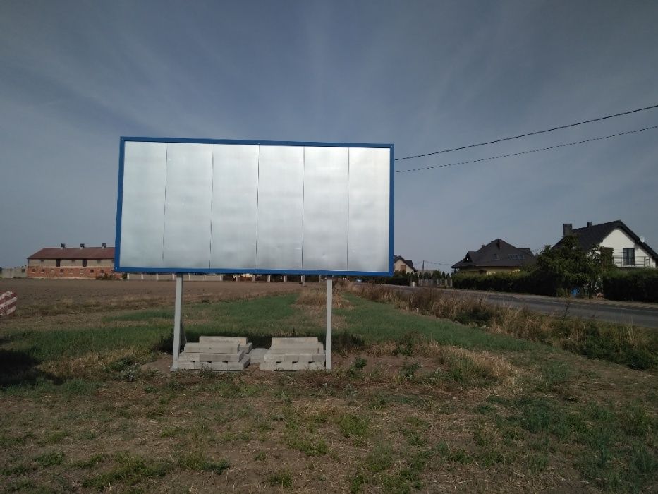 bilbord billboard tablica reklamowa konstrukcja szyld baner brutto