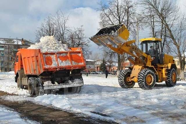 Услуги погрузчика, планировка, уборка снега