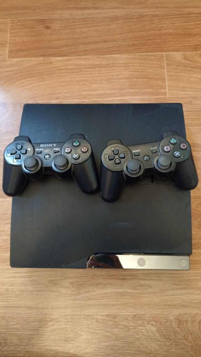 Playstation 3 slim+2джойстика в ідеальному стані// Плейстейшн 3 слім