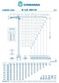 Żuraw wieżowy Comansa LC4510