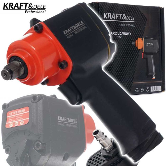 KRAFT&DELE Klucz Udarowy Pneumatyczny 1100nm 1/2'' Do Kół KD5463
