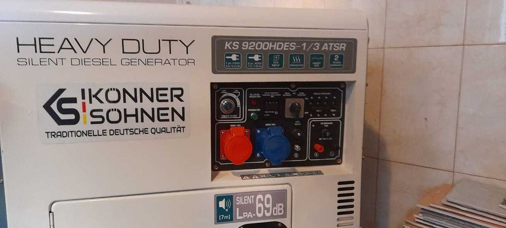 ДИЗЕЛЬНИЙ генератор Könner & Söhnen KS 9200HDES-1/3 ATSR.
