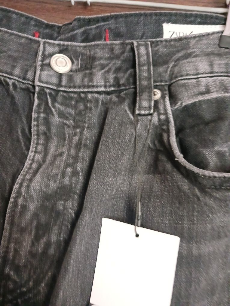 Джинси zara bootcut high-waist р-р 42