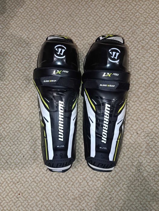 Хоккейные щитки Warrior Alpha LX Pro, бу