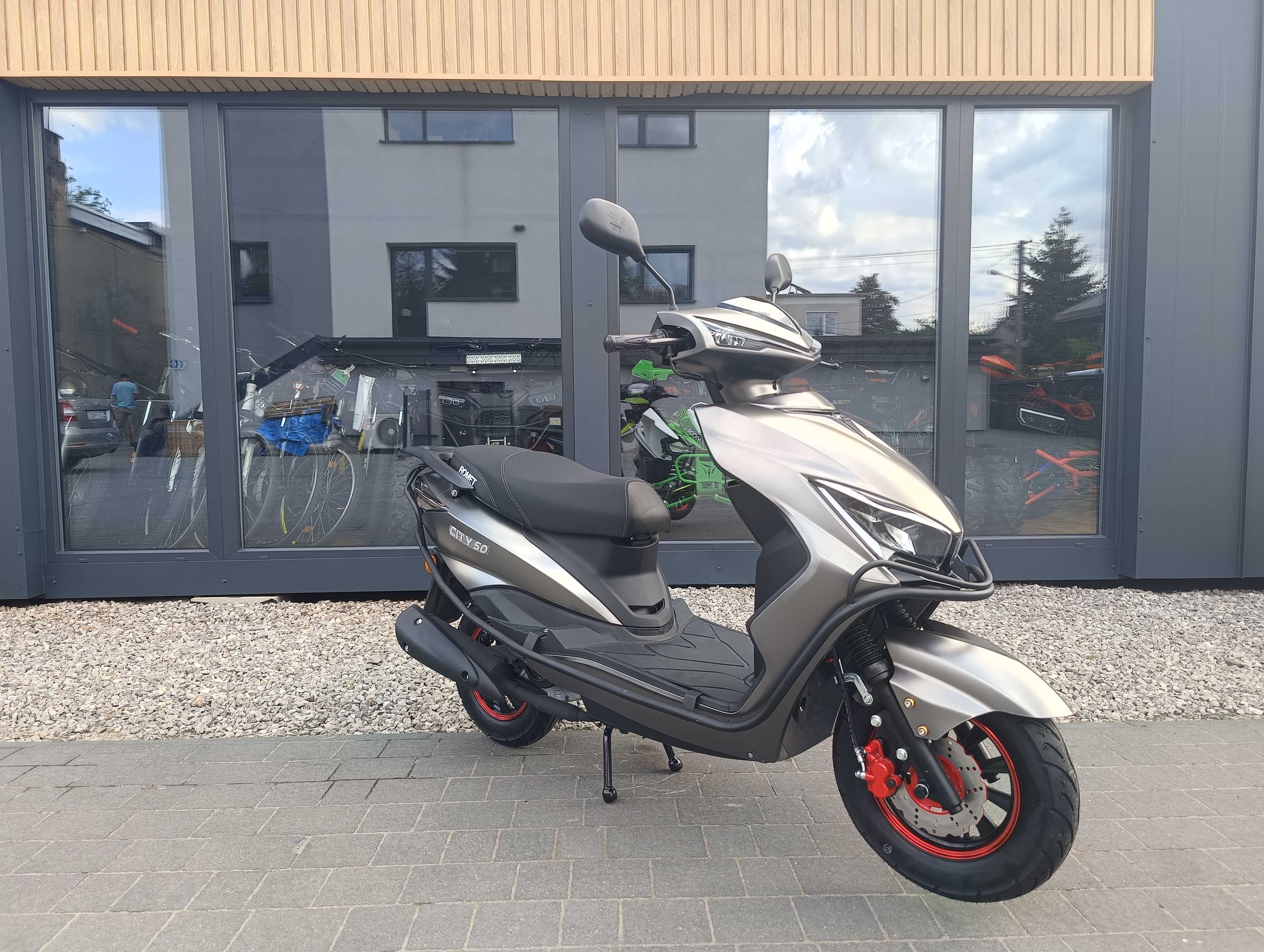 Skuter 50 Romet City 50 Nowy skuter Romet Łódź Zgierz Skutery Łódź