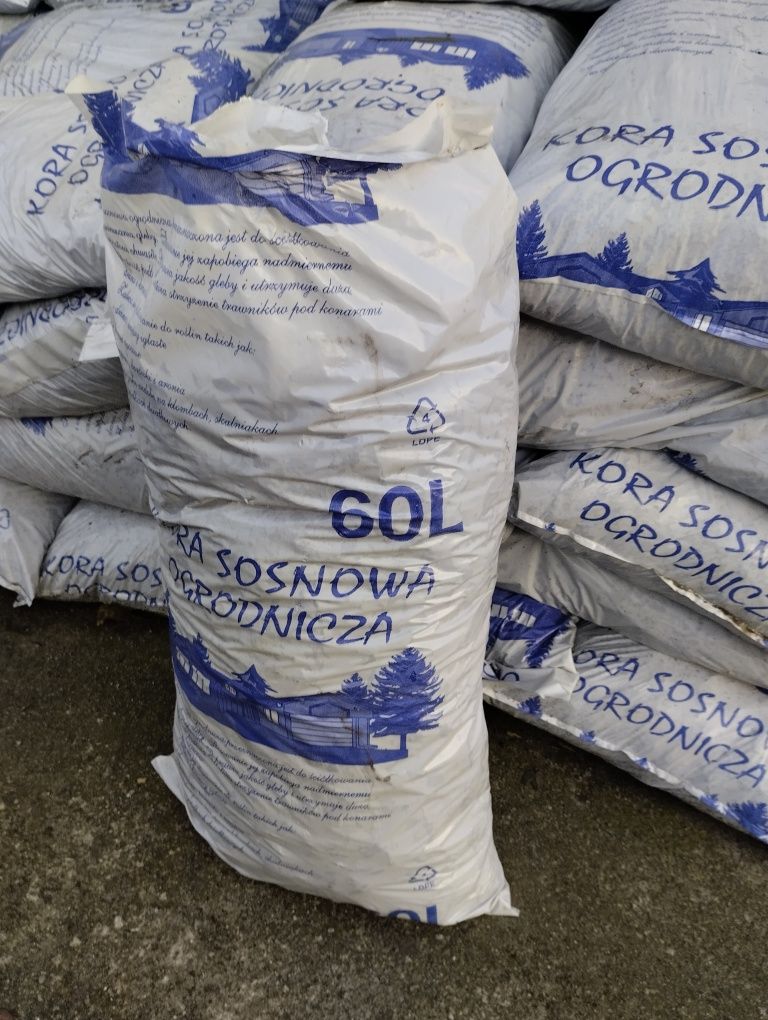 Kora sosnowa 60 litrów Dostawa