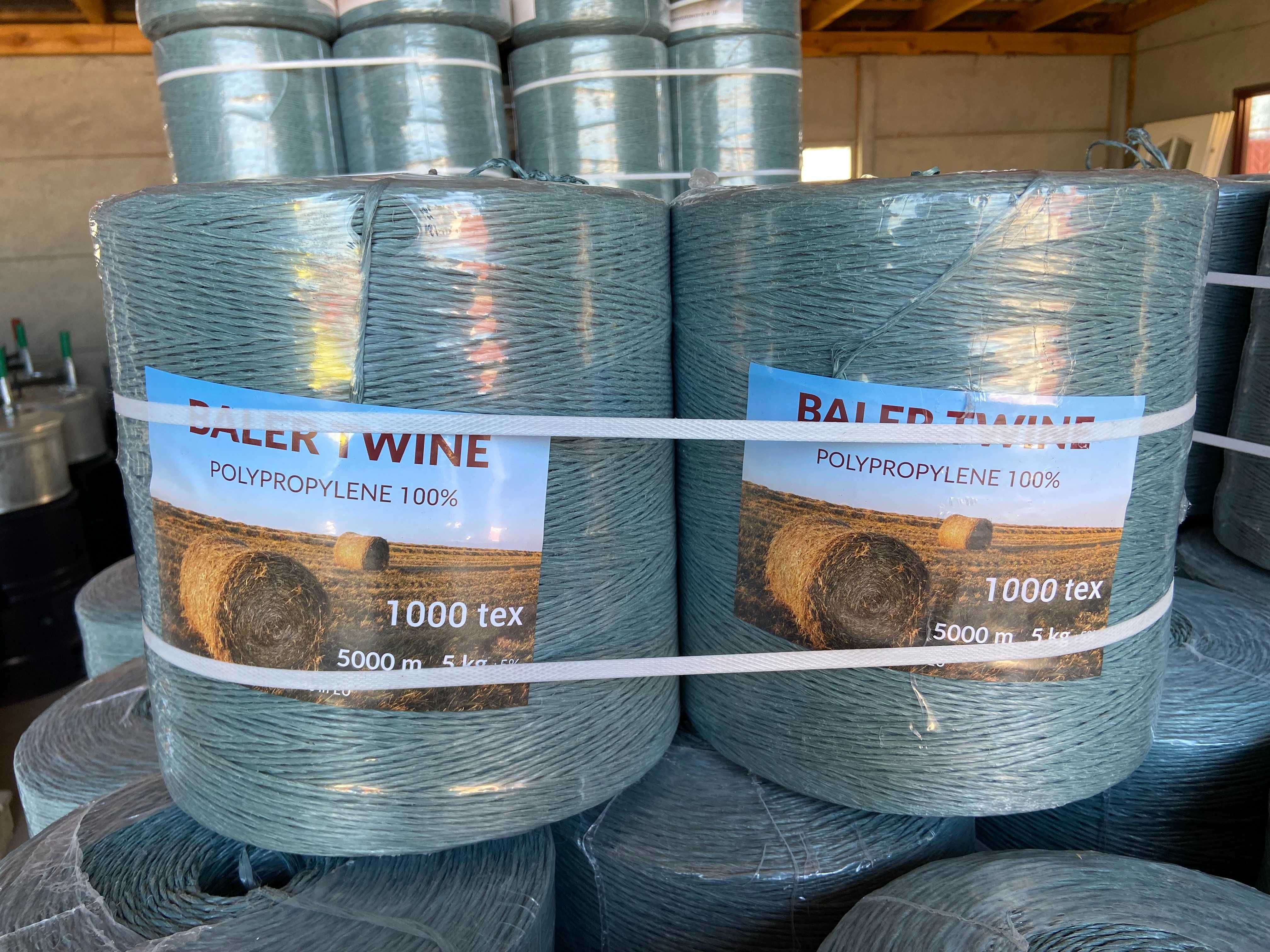 Sznurek do bel do prasy rolniczej BALER TWINE 1000tex 5000m wysyłka