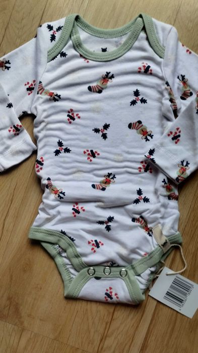 Kuniboo Body dziecięce święta bawełna Bio 50/56
