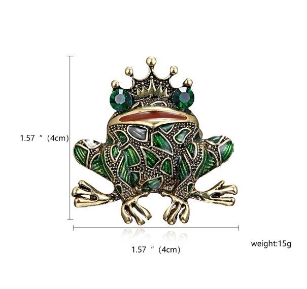 Брошь лягушонок Lux 3 вида