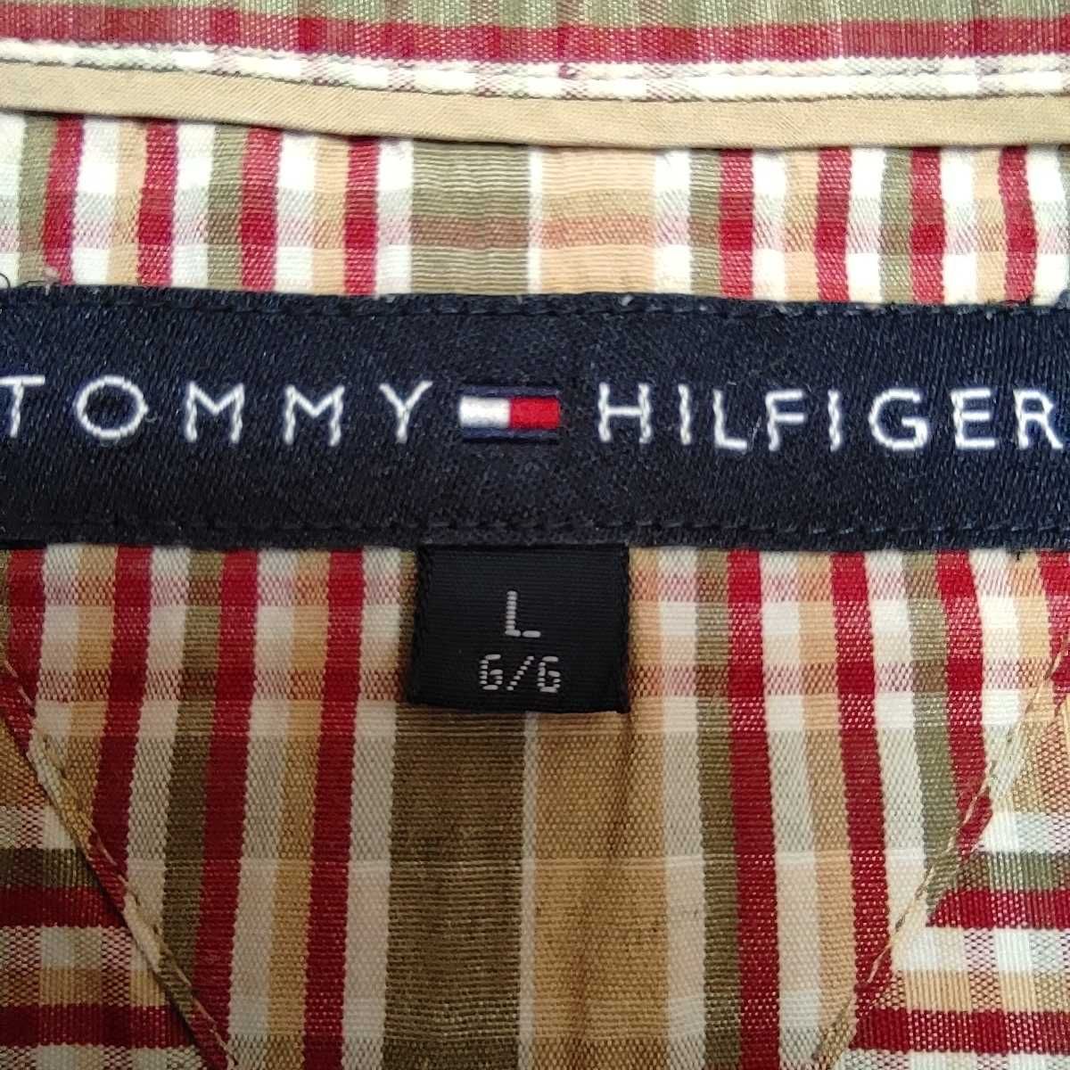 Koszula męska TOMMY HILFIGER - rozmiar L - długi rękaw