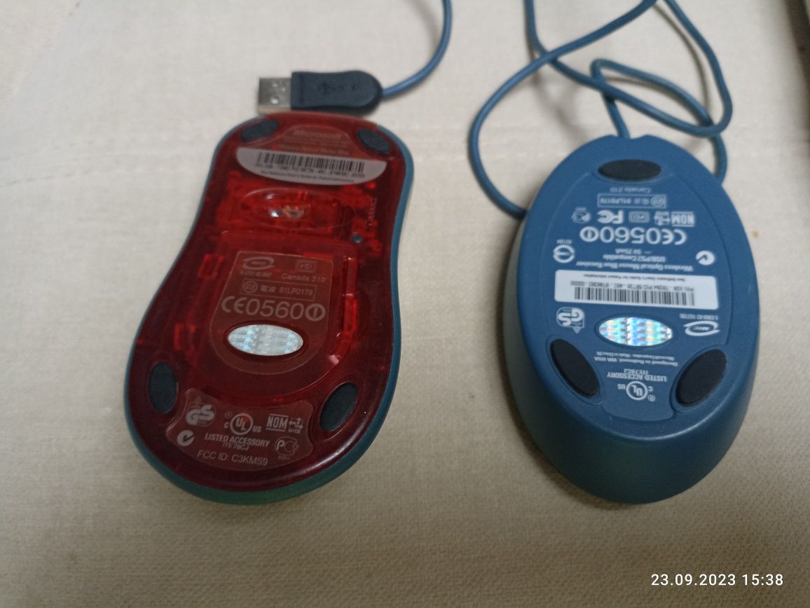 Microsoft Wireless optical mouse blue