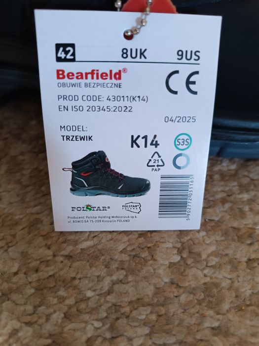 Wysokie buty męskie, robocze