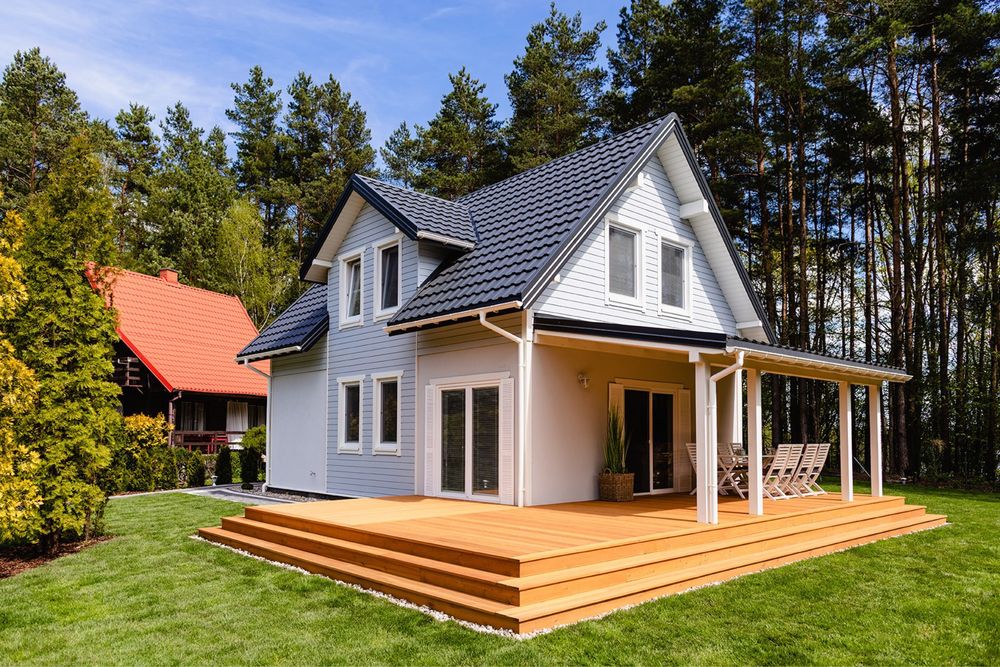 Tarasy drewniane montaż, projekt, realizacja, ogrodzenia, drewniane