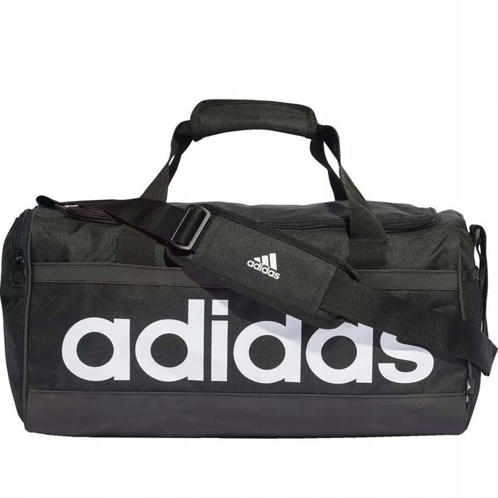 Adidas Linear Duffel M Ht4743 Torba Sportowa Trening Czarna Medium Śre