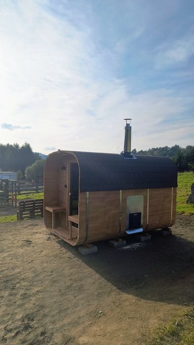 Sauna QUADRO 3,35m Przedsionek taras