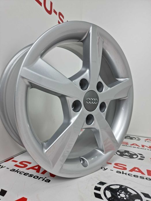 NOWE alufelgi AUDI 16 5x112 A3 8P0 8V0 8V5 A4 B5 B6 B7 Srebrne