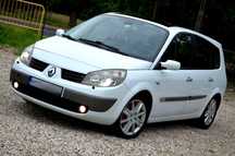Pełna OPCJA! Renault SCENIC II  7 osób Skóry XENON Panorama rej PL