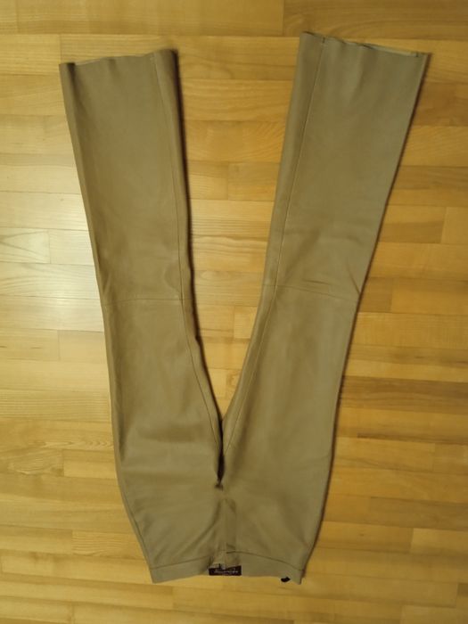 Штани, брюки з натуральної шкіри