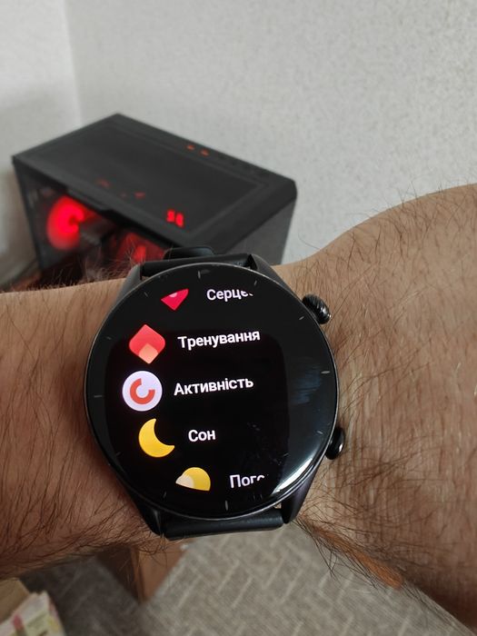 Смарт годинник Amazfit GTR 3 Black Amoled/