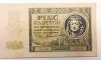 Banknot GG 5zł 1941r serii AB