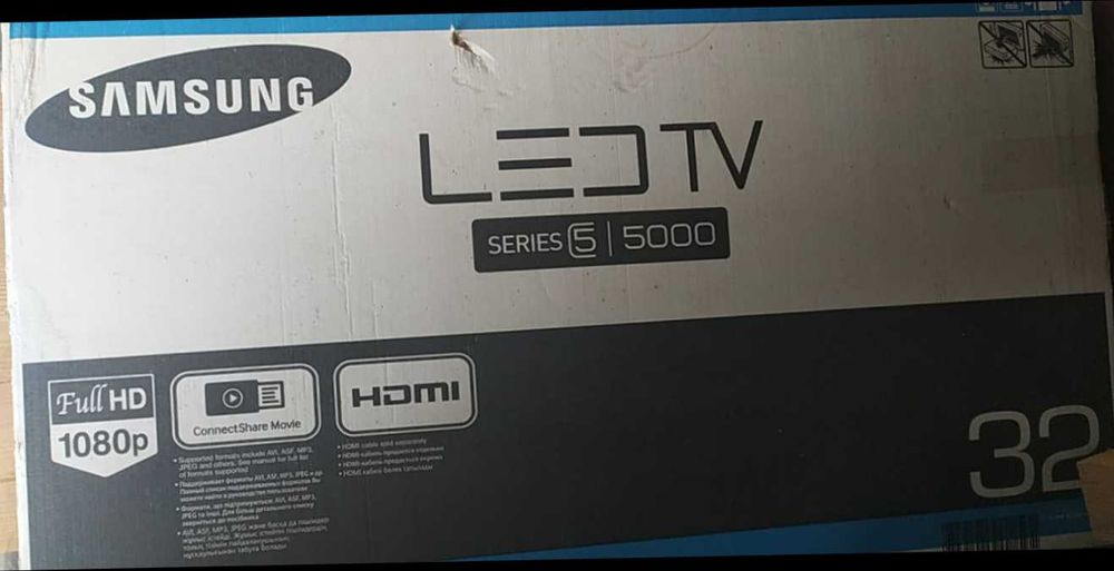 ТВ Samsung 5000 ied 32 дюйма битый