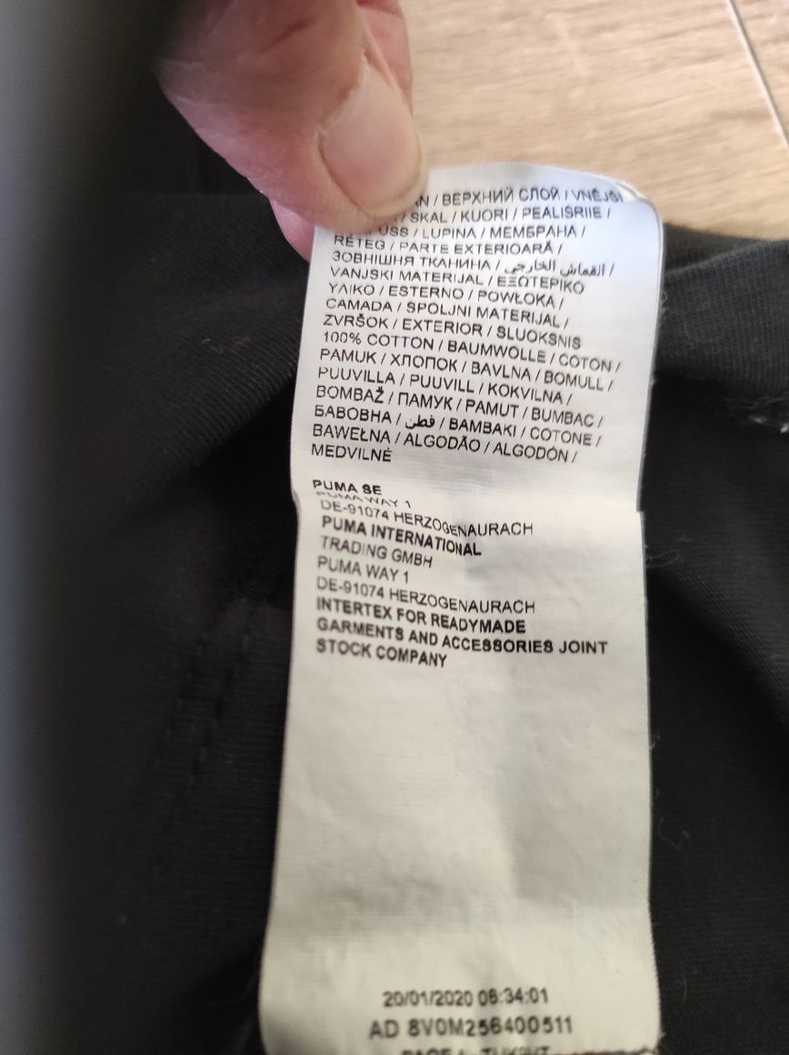 T-shirt damski Puma rozmiar S kolor czarny