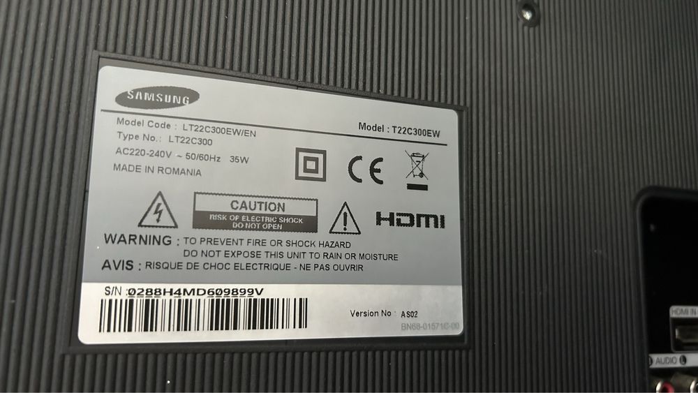 Tv / Monitor Samsung LT22C300EW/EN -Full HD