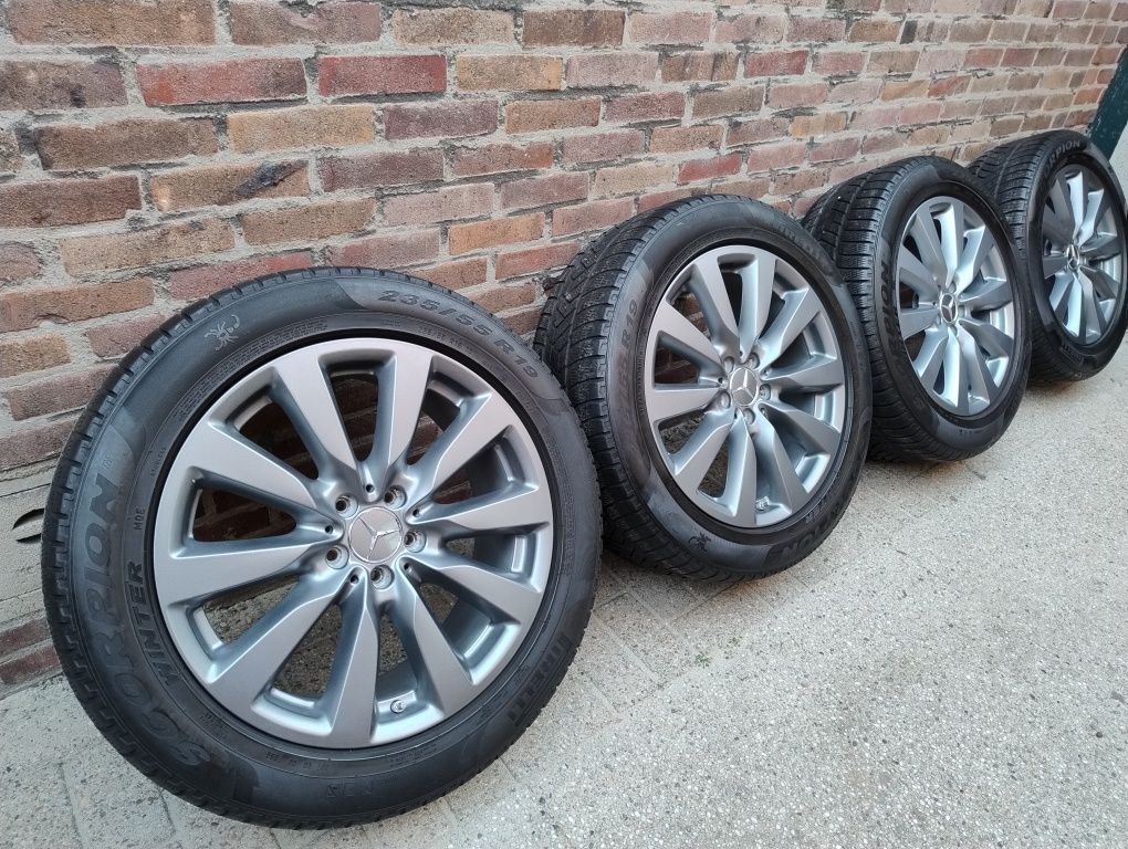 Oryginalne alufelgi 19" MERCEDES GLC X253 CZUJNIKI TPMS 5x112