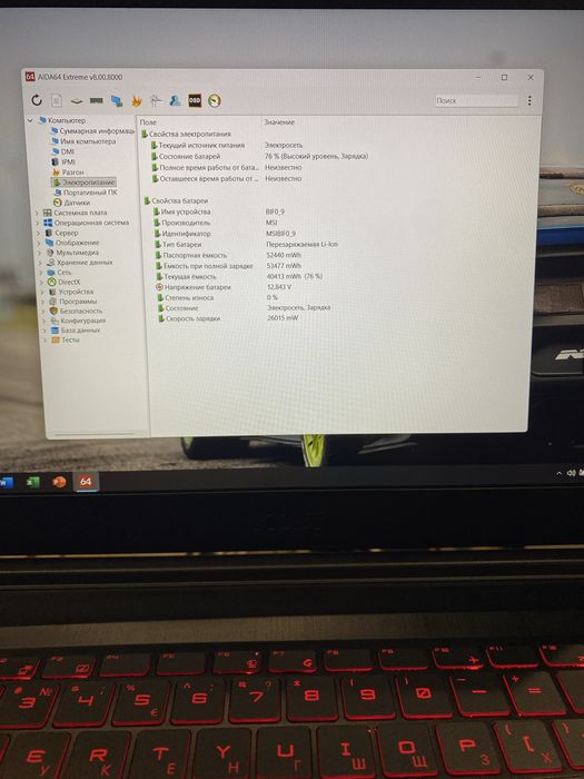 Ігровий MSI GF63 i5-12450H/ RTX 2050/ 144 Hz/ 16/512 +HDD стан нового