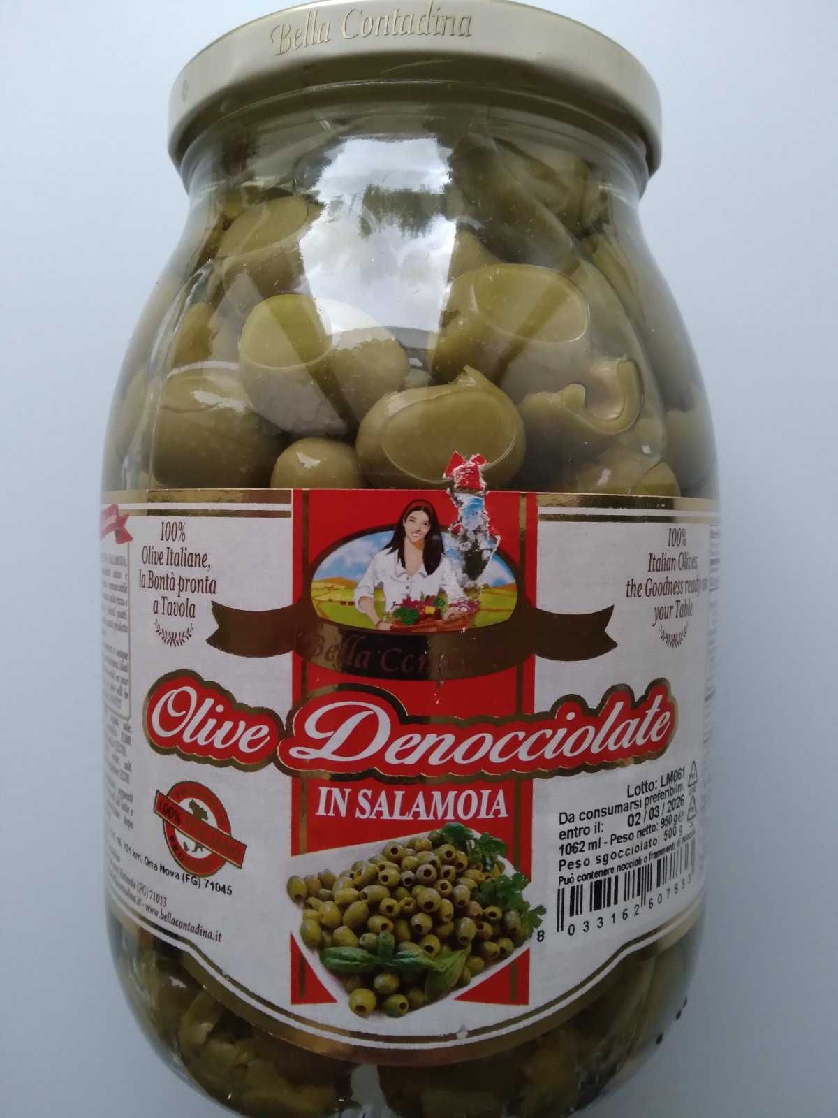 Оливки без кісточки Bella Contadina olive denocciolate 1062 мл Італія