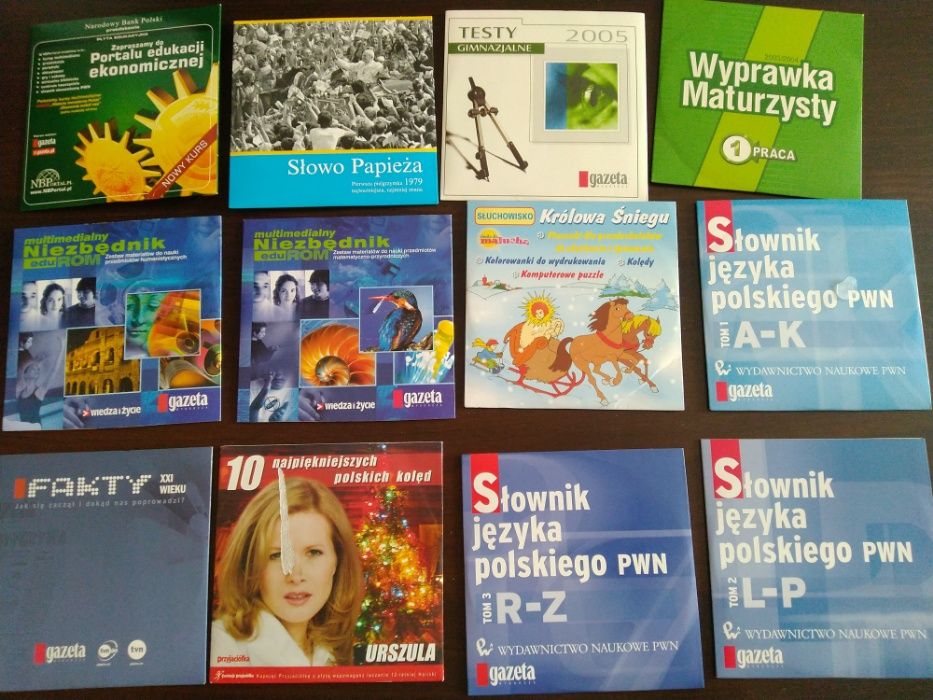 Płyty CD edukacyjne i nie tylko 29 szt.