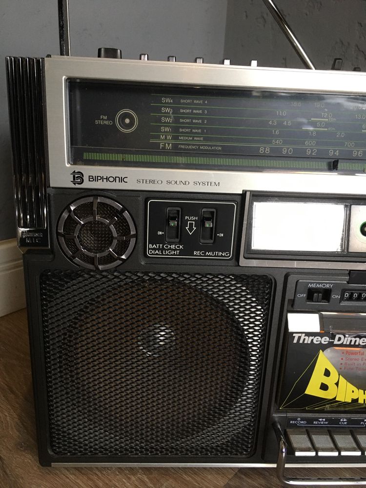 JVC RC-838W Biphonic Boombox Ghettoblaster radiomagnetofon vintage