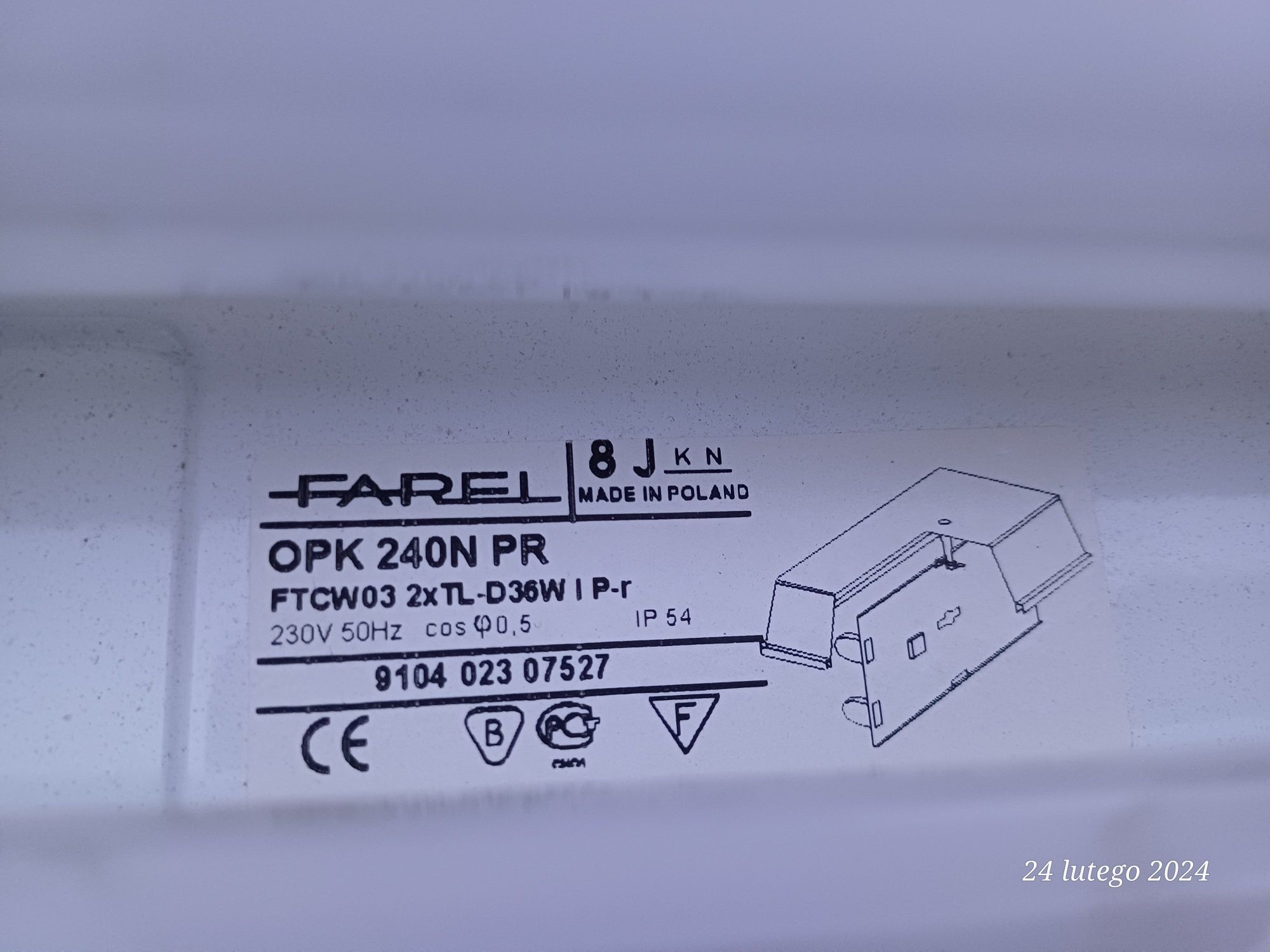 Lampy jarzeniowe Polskie cena za 1szt.