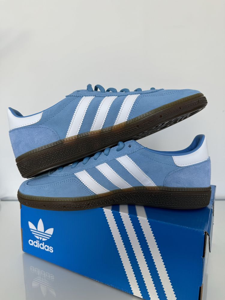 СЕРТИФІКАТ ОРИГІНАЛЬНОСТІ | adidas Handball Spezial «Light Blue» 40 EU
