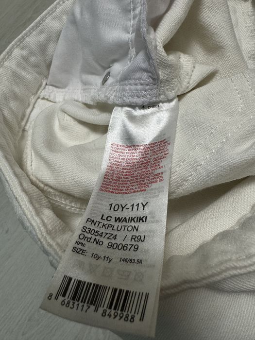 Джинси білі для дівчинки, стан нових 10 років Вайкікі