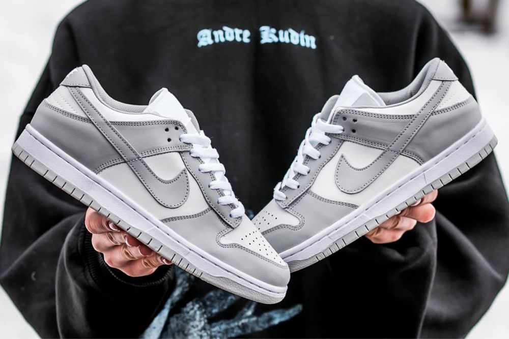 Кроссовки Nike SB Dunk White\Grey