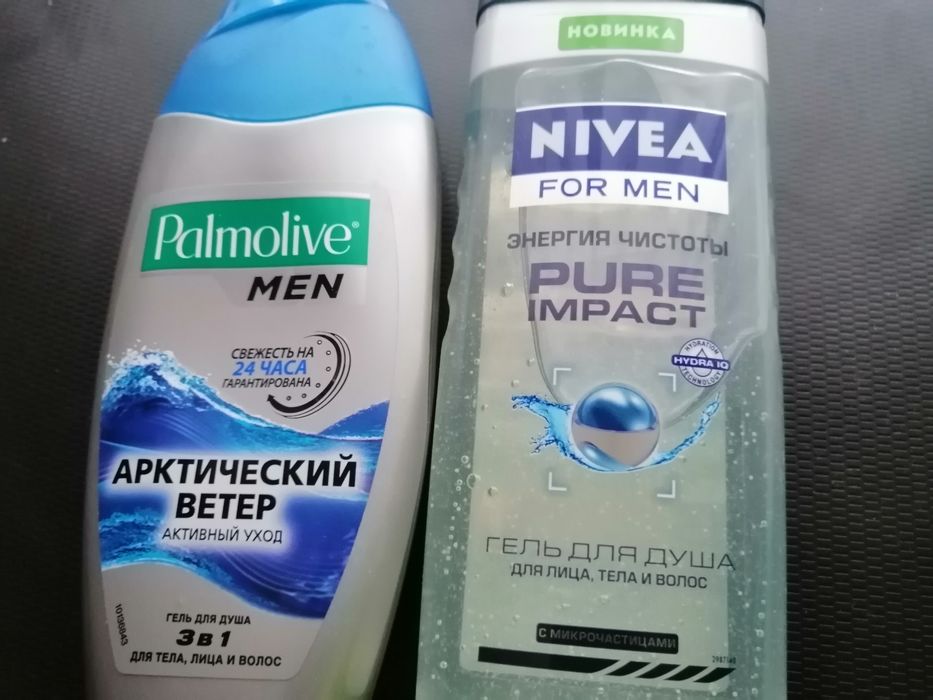 Гели для душа Nivea, Palmolive