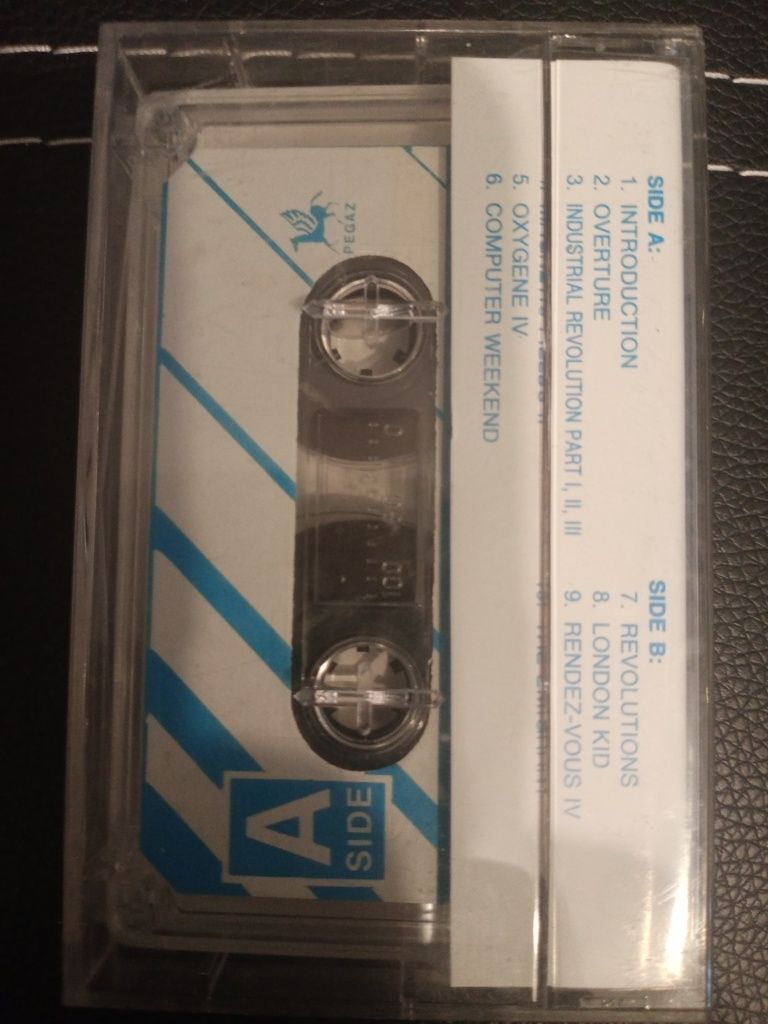 Jean-Michel Jarre Live kaseta magnetofonowa Pegaz