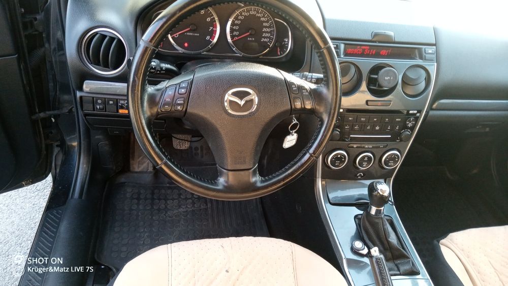 Mazda 6 LPG 2.3 Lift fabryczny 166km najbogatsza wersja.