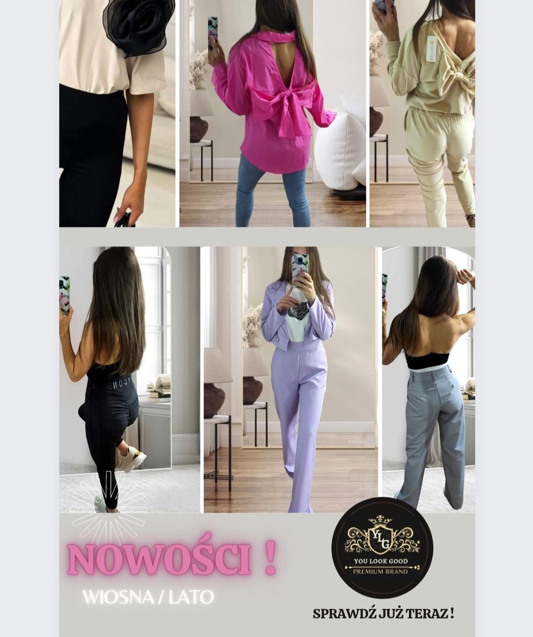 Komplet dwuczęściowy z kokardą