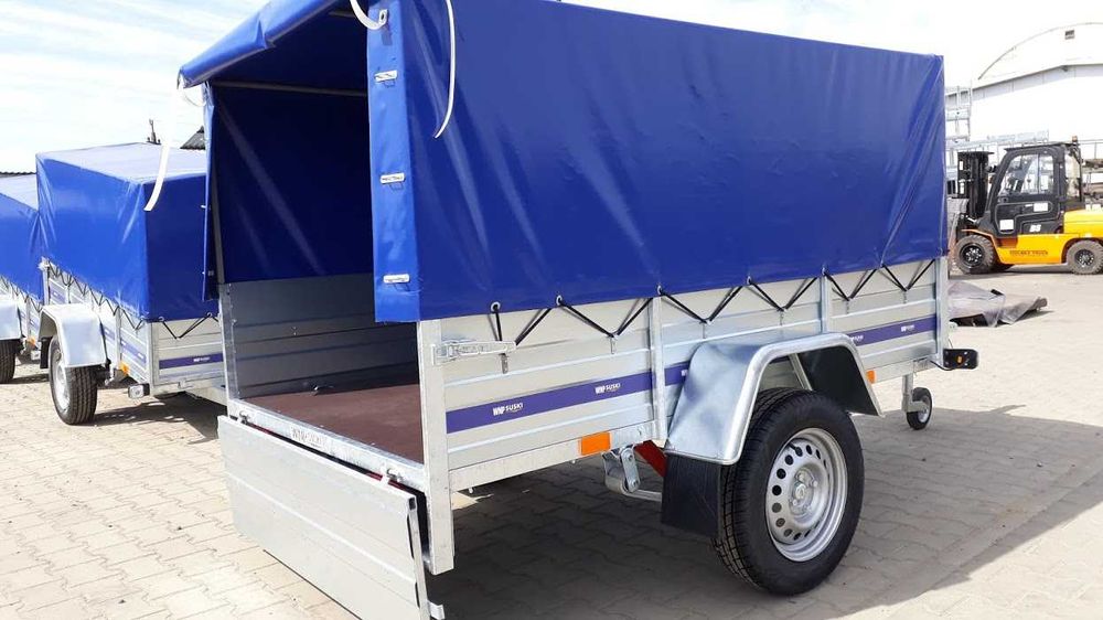 Przyczepka Suski 210x125x100 Resor amortyzator SOLIDNA DOSTAWA